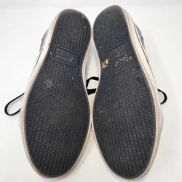 Converse All Star El Distrito OX Gray Sneakers Mens 13 Low Top Leather Canvas - Picture 9 of 9